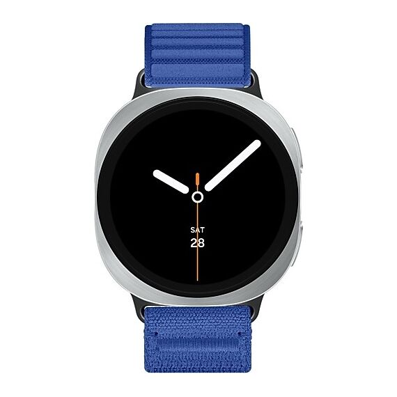 Galaxy Watch8 | 40 мм | 4G LTE | Silver | Fabric/Blue | S/M, Размер: 40 мм, Цвет: Silver, Тип ремешка: Fabric, Цвет ремешка: Blue, Размер ремешка: S/M, Подключение часов: Bluetooth / Wi-Fi + 4G LTE, изображение 2